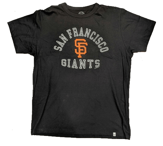 47 BRAND Men MLB San Francisco Giants Black Flanker T-shirt